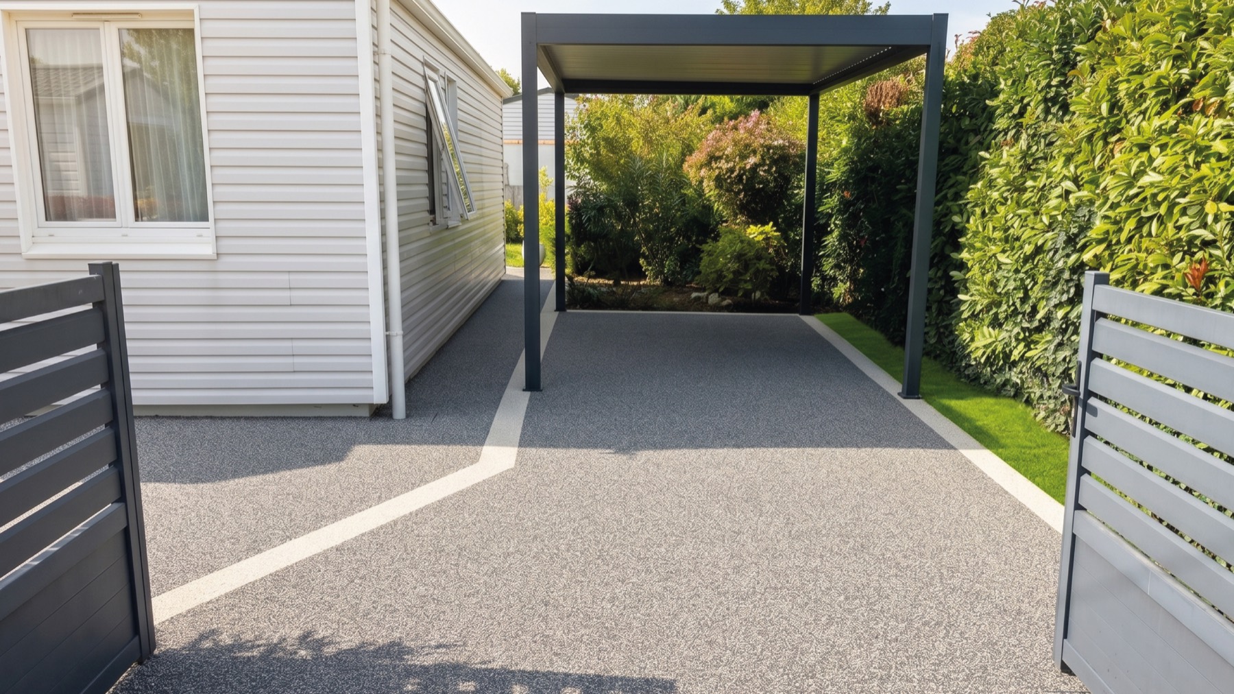 Allée et entrée